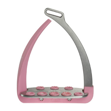 Etriers de sécurité Veredus Steel1 Vita Argent / rose clair