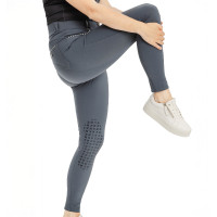 Pantalon Horseware Newmarket taille mi haute grip genoux Orchidée indigo Violet Pantalon Horseware Newmarket taille mi haute grip genoux Orchidée indigo Violet