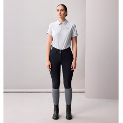 Pantalon Horseware taille haute femme Allora Alessandro Albanese grip genoux Noir Pantalon Horseware taille haute femme Allora Alessandro Albanese grip genoux Noir
