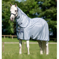 Chemise Anti-Mouches Pour Poney Amigo® Bug Rug Plus Argent / gris titanium / argent
