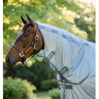 Couverture anti-mouches Horseware Amigo Integrated Argent / gris titanium / argent Couverture anti-mouches Horseware Amigo Integrated Argent / gris titanium / argent