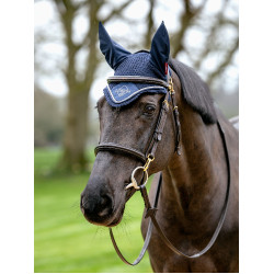 Bonnet anti-mouches LeMieux Esme Marine Bleu marine Bonnet anti-mouches LeMieux Esme Marine Bleu marine