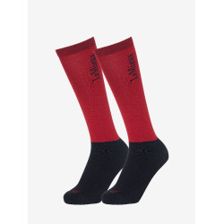 Chaussettes de concours LeMieux Sparkle Chilli Rouge