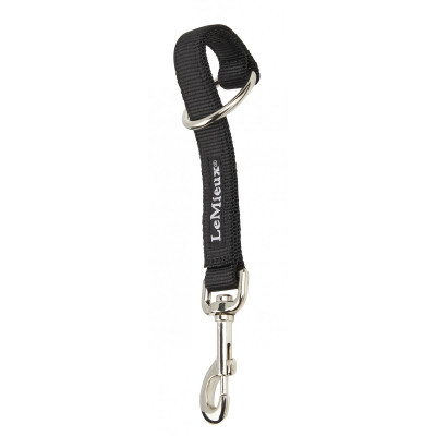 Sangle avec mousqueston LeMieux Hook & Loop Noir