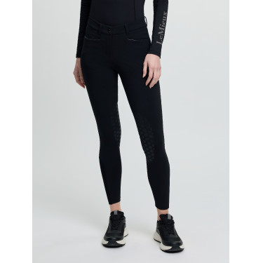 Pantalon d'équitation à basanes silicone Imogen Noir Pantalon d'équitation à basanes silicone Imogen Noir