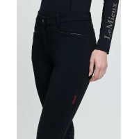 Pantalon d'équitation à basanes silicone Imogen Noir