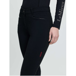 Pantalon d'équitation à basanes silicone Imogen Noir Pantalon d'équitation à basanes silicone Imogen Noir