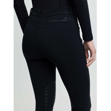 Pantalon d'équitation à basanes silicone Imogen Noir Pantalon d'équitation à basanes silicone Imogen Noir