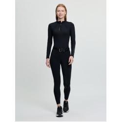 Pantalon d'équitation à basanes silicone Imogen Noir Pantalon d'équitation à basanes silicone Imogen Noir