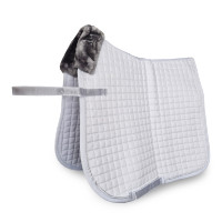 Tapis de selle Bucas Show-Line Dressage Blanc / blanc