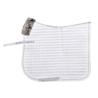Tapis de selle Bucas Show-Line Dressage Blanc / blanc