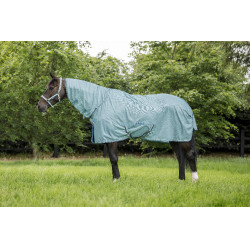 Couverture anti-mouches Bucas Freedom Full Neck Turquoise Bleu Couverture anti-mouches Bucas Freedom Full Neck Turquoise Bleu