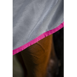 Couverture anti-mouches Bucas Buzz-Off Rain avec couvre-cou Bleu blossom Couverture anti-mouches Bucas Buzz-Off Rain avec couvre-cou Bleu blossom