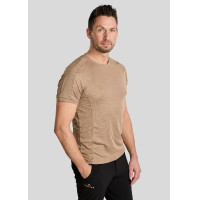 T-shirt mesh Montar MoLui homme Latté Marron