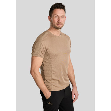 T-shirt mesh Montar MoLui homme Latté Marron