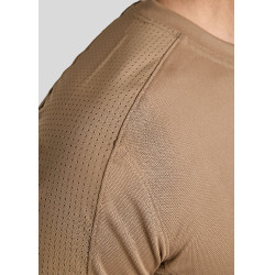 T-shirt mesh Montar MoLui homme Latté Marron
