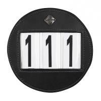 Porte-numéro rond LeMieux pour bridon Noir