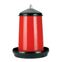 Nourrisseur avec couvercle Kerbl Hobbyfarming Rouge / noir