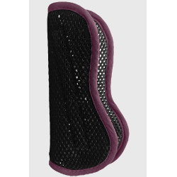 Doublures des protections coquées en 3D mesh velours ProConfort Kalou Noir / bordeaux