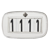 Porte-numéro LeMieux pour tapis de selle Blanc 4 numéros