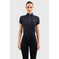 Polo Harcour Fuega Harcour manches courtes femme France Marine Bleu marine