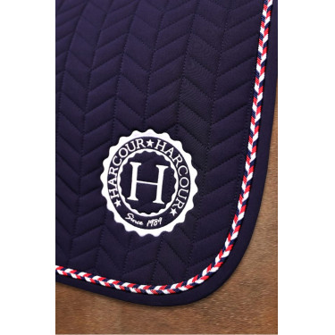 Tapis de selle Harcour Fairytale France Marine Bleu marine