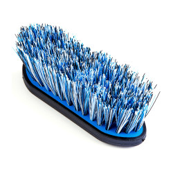Brosse dure Ezi-Groom Shires 17 cm Bleu brillant