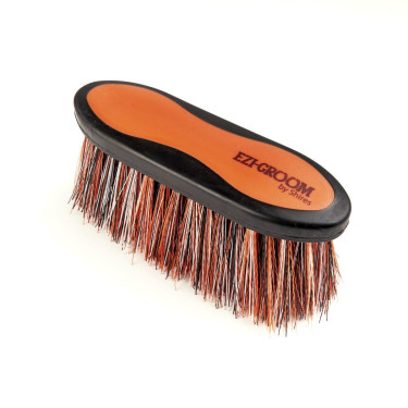 Brosse dure poils longs Ezi-Groom Shires Orange