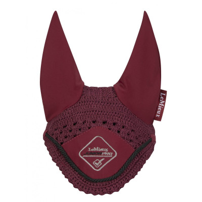 Bonnet anti-mouches LeMieux Junior Pro Bordeaux