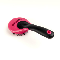 Brosse crinière et queue Ezi-Groom Shires Rose vif