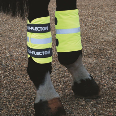 Guêtres réfléchissantes Equi-Flector® Shires Jaune