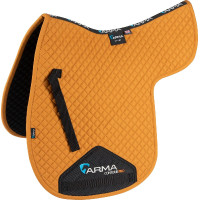 Tapis de selle Numnah Performance Shires Moutarde Jaune