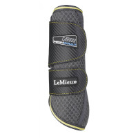Guêtres LeMieux Carbon Mesh Anthracite / citron