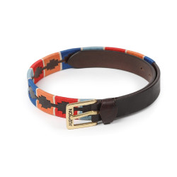 Ceinture Shires Drover Skinny Polo Turquoise / rouge / orange / bleu Ceinture Shires Drover Skinny Polo Turquoise / rouge / orange / bleu