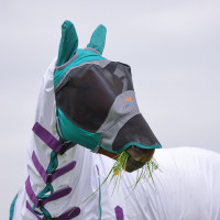 Masque anti-mouches Shires FlyGuard Pro Deluxe avec oreilles et nez