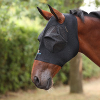 Masque anti-mouches extensible Shires FlyGuard Pro passage d'oreilles Masque anti-mouches extensible Shires FlyGuard Pro passage d'oreilles