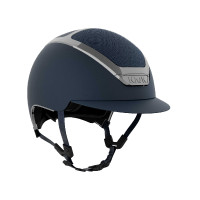 Casque Kask Dogma Chrome Swarovski Carpet Marine / argent Bleu Casque Kask Dogma Chrome Swarovski Carpet Marine / argent Bleu