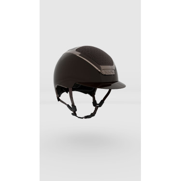 Casque Kask Dogma Pure Shine jugulaire marron clair Marron expresso