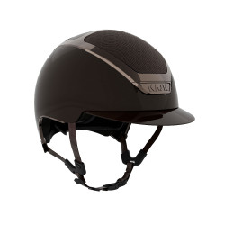 Casque Kask Dogma Pure Shine jugulaire marron clair Marron expresso