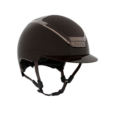 Casque Kask Dogma Pure Shine jugulaire marron clair Marron expresso