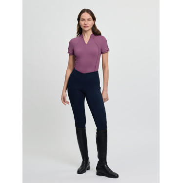 Base Layer LeMieux en tissu mesh Lisa femme manches courtes Mallow Violet