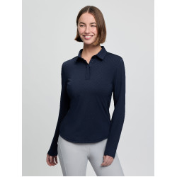 Base Layer LeMieux Sarah à motifs manches longues Marine Bleu marine