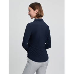 Base Layer LeMieux Sarah à motifs manches longues Marine Bleu marine