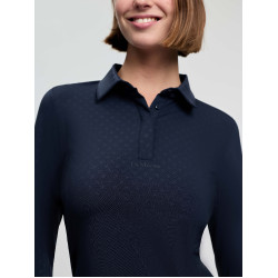 Base Layer LeMieux Sarah à motifs manches longues Marine Bleu marine