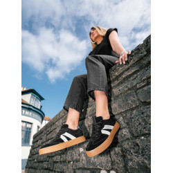 Basket LeMieux Sneakers Stockbridge en suédine Noir