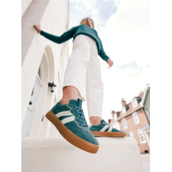 Basket LeMieux Sneakers Stockbridge en suédine Jungle Vert