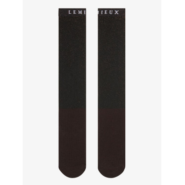 Chaussettes de compétition LeMieux Brilliance Espresso Marron