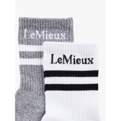 Chaussettes LeMieux par 2 Blanc