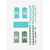 Ensemble de sauts LeMieux Toy Pony Azure / sage / blanc Ensemble de sauts LeMieux Toy Pony Azure / sage / blanc