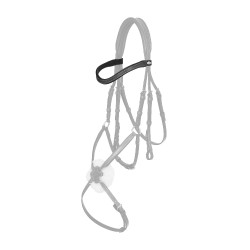 Frontal LeMieux Arika Contrast courbé Noir / argent